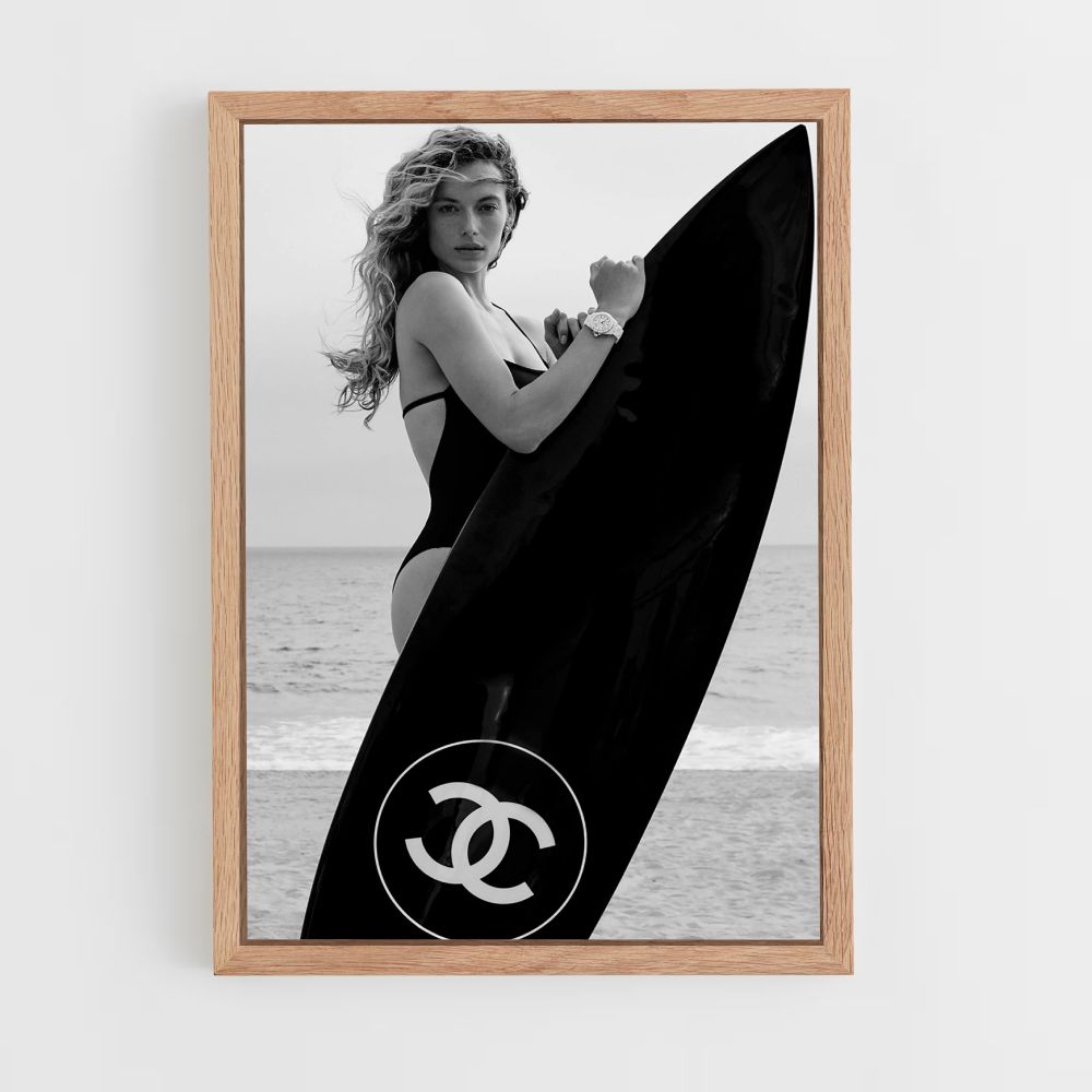 Poster Surfing Chanel