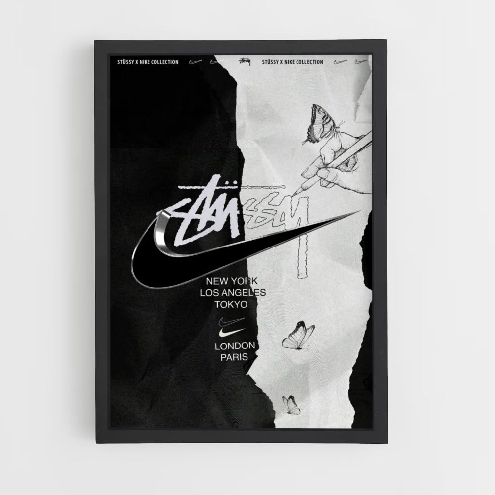 Nike x Stussy Poster