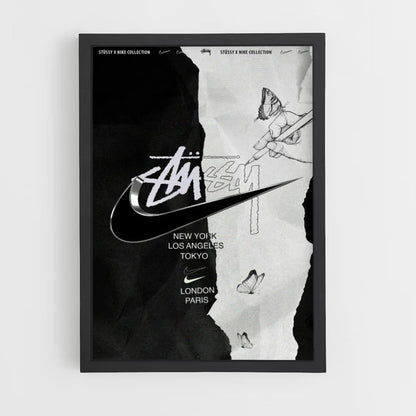 Nike x Stussy Poster