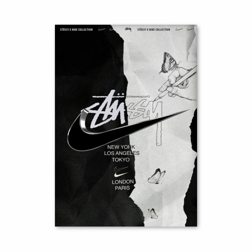 Nike x Stussy Poster