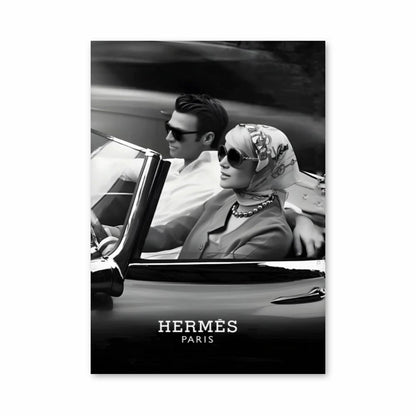 Poster Hermès Paris Car