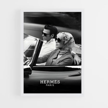 Poster Hermès Paris Car