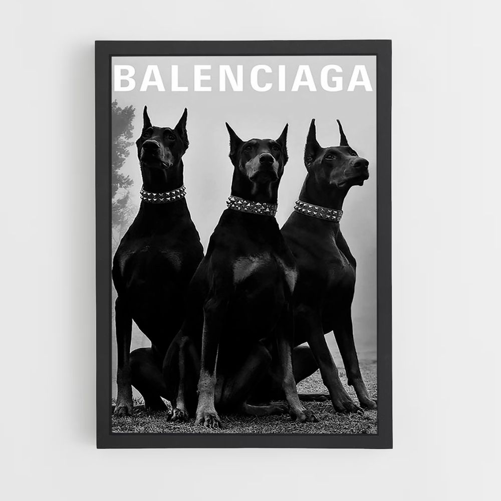 Balenciaga Dog Poster