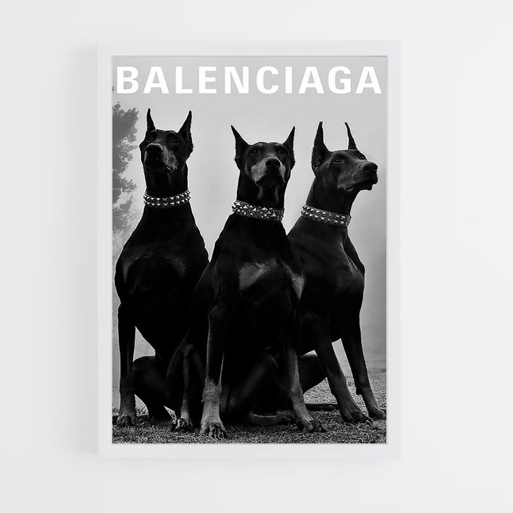 Balenciaga Dog Poster