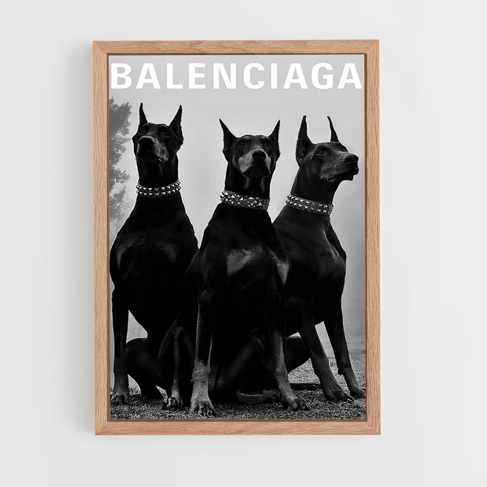 Balenciaga Dog Poster