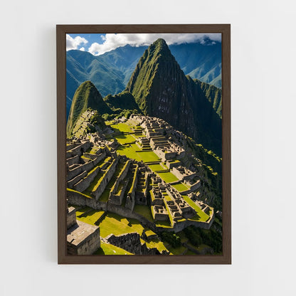 machu-picchu-7 cadre Bois foncé