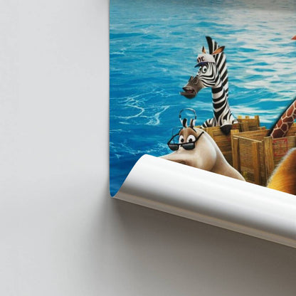 Madagascar Boat Poster