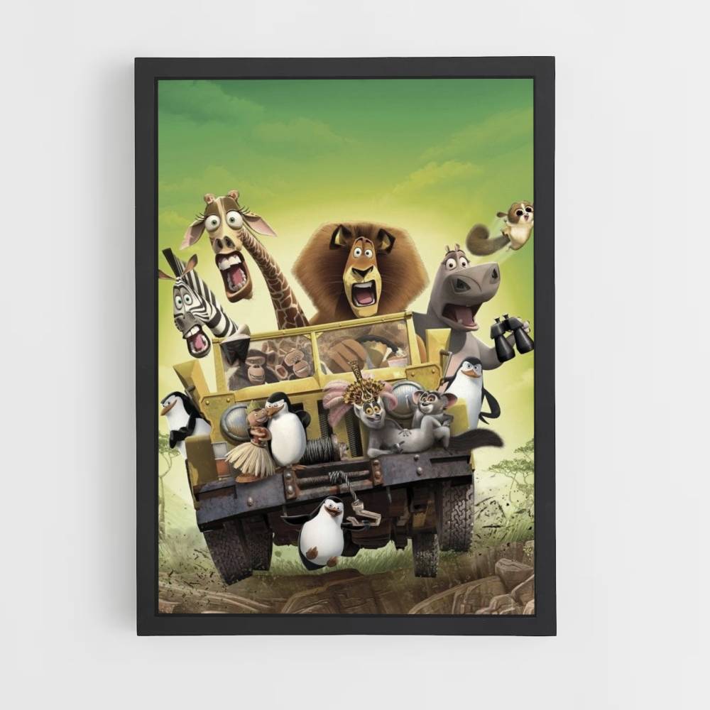 Poster Madagascar Jeep