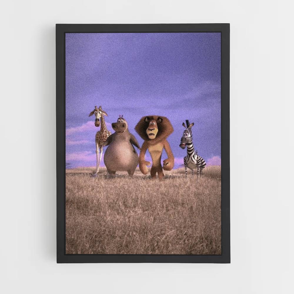 Poster Madagascar Aesthetic