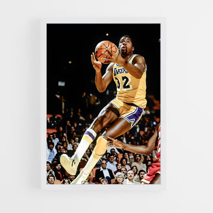 magic-johnson-9 cadre Blanc