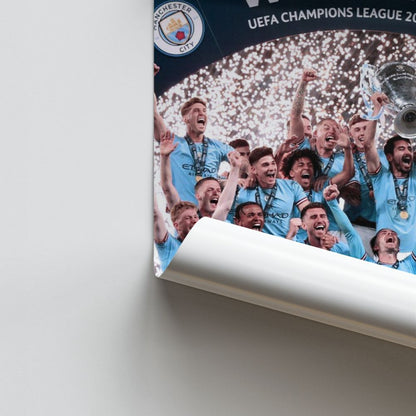 Manchester City Celebration Poster