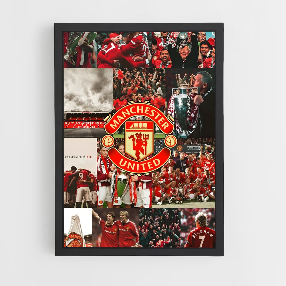 manchester-united-1 cadre Noir