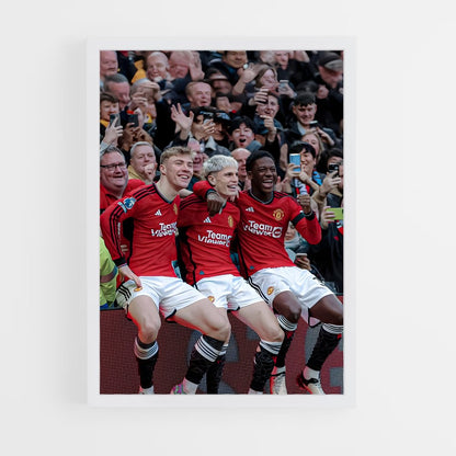 manchester-united-4 cadre Blanc