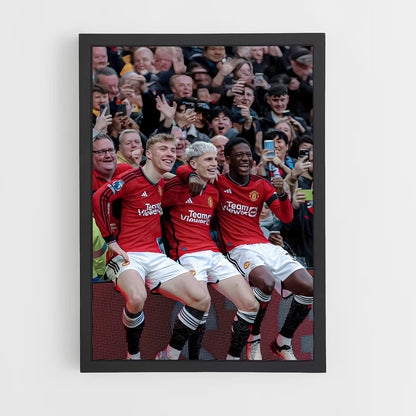 manchester-united-4 cadre Noir