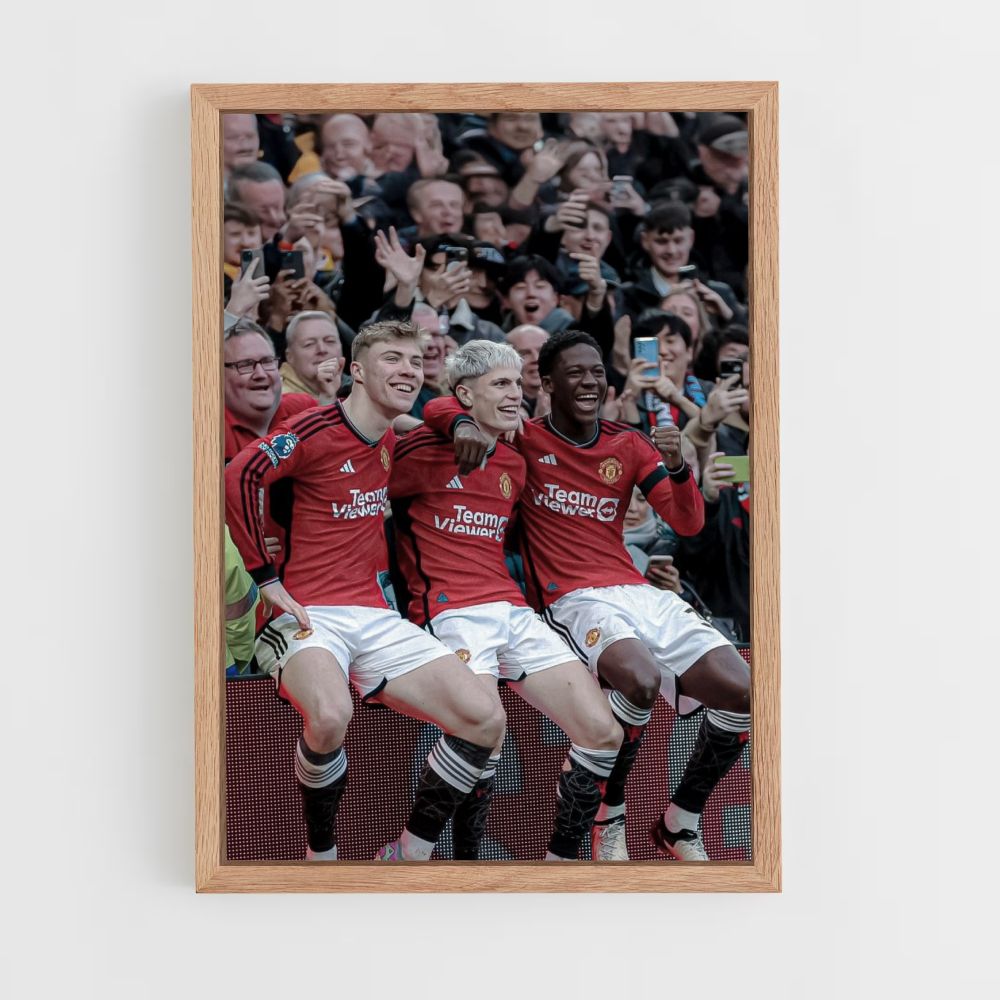 Manchester United Team Poster