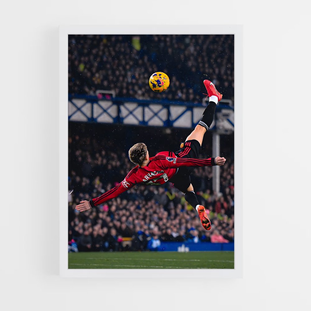 manchester-united-5 cadre Blanc