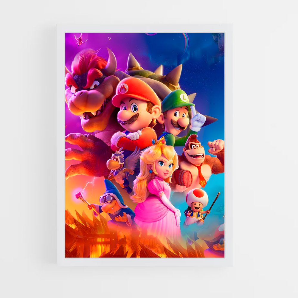 mario-1 cadre Blanc