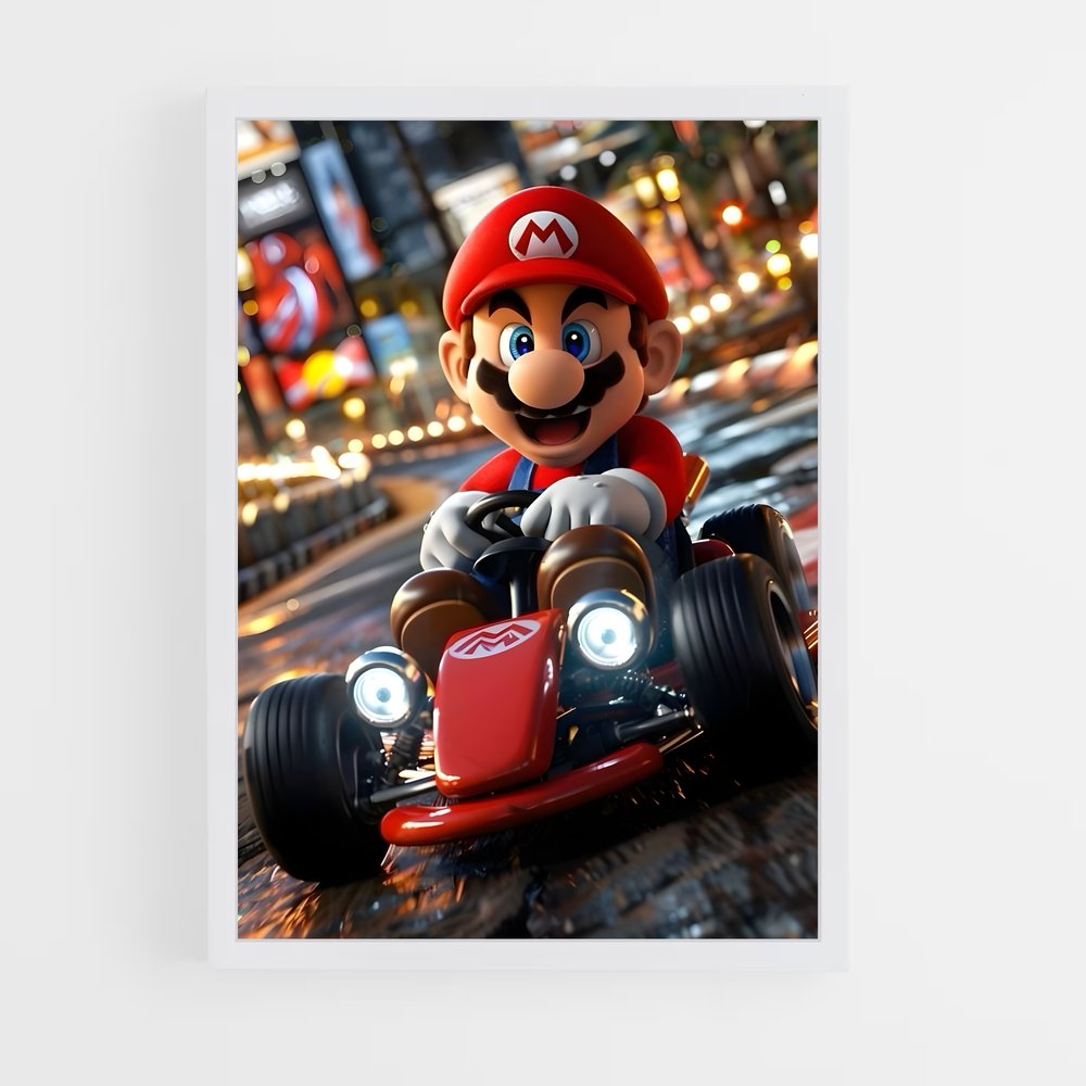 mario-15 cadre Blanc