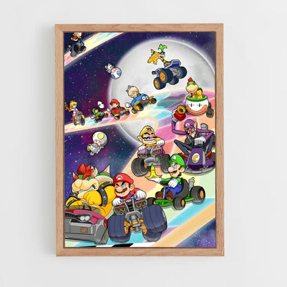 mario-16 cadre Bois clair