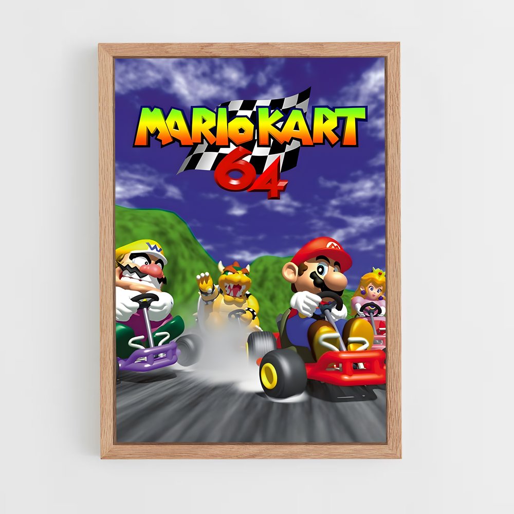 mario-17 cadre Bois clair