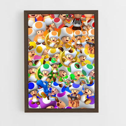 mario-2 cadre Bois foncé