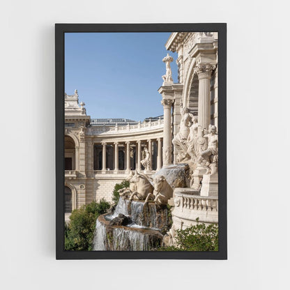 Marseille Fountain Poster