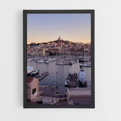 Marseille Boats Poster