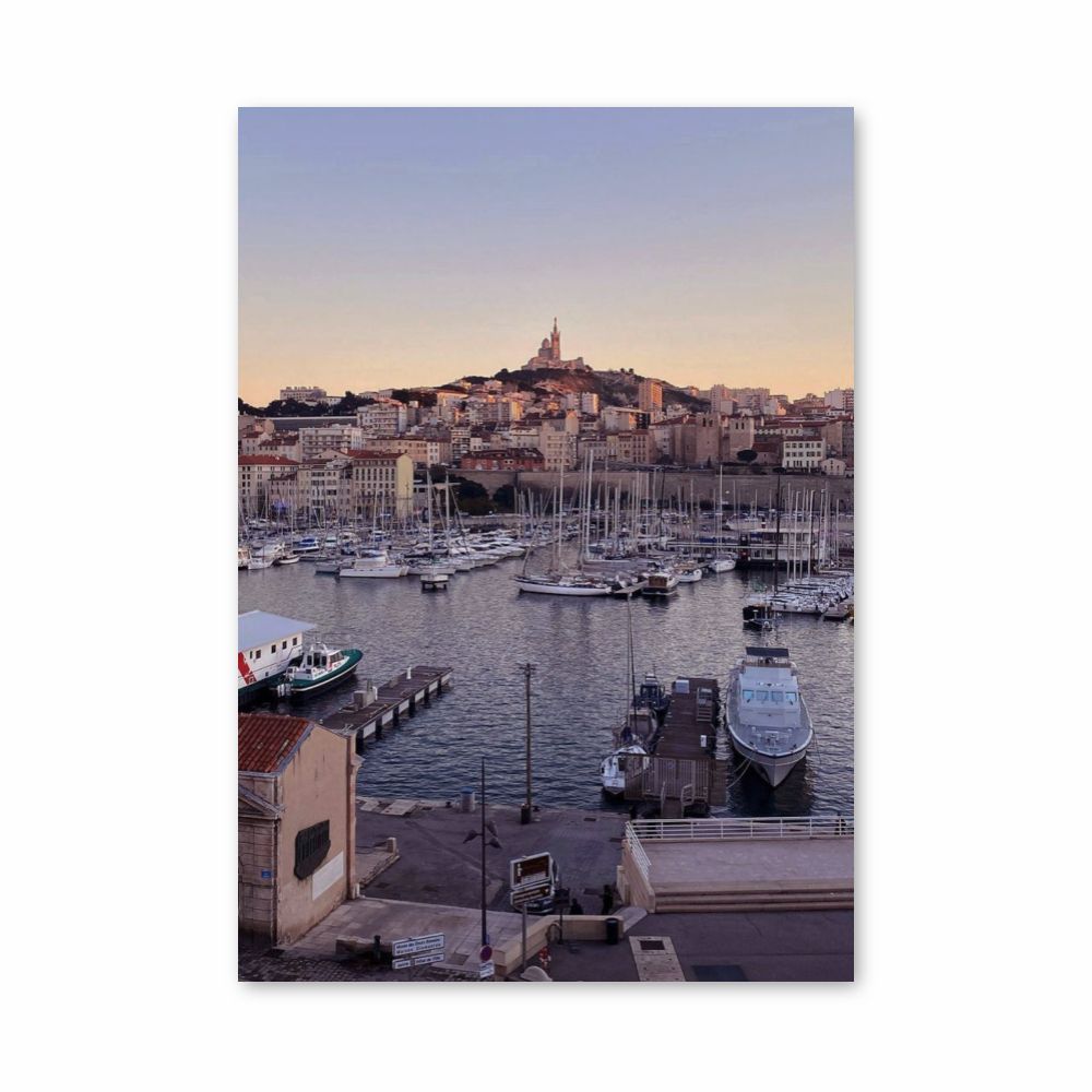 Marseille Boats Poster