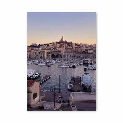 Marseille Boats Poster