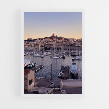 Marseille Boats Poster