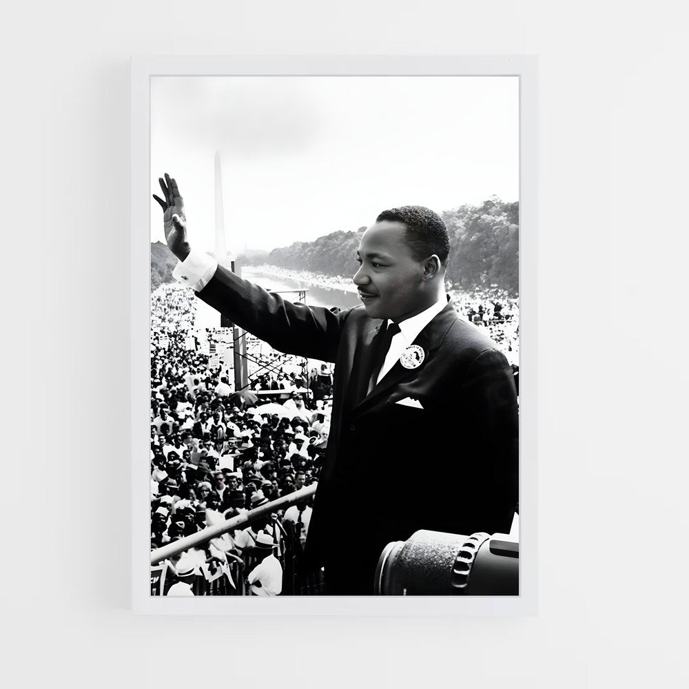martin-luther-king-7 cadre Blanc