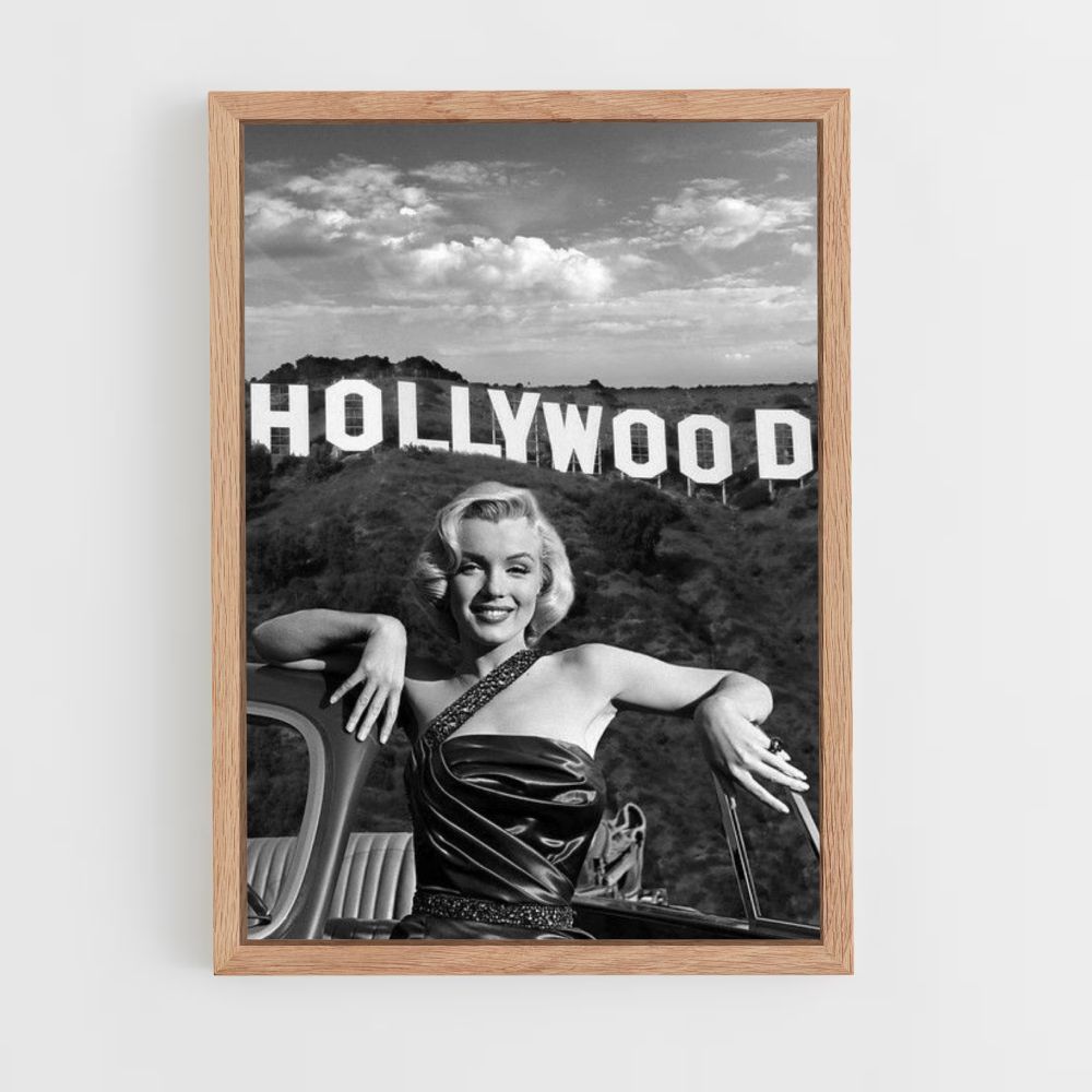 Poster Marylin Monroe Hollywood