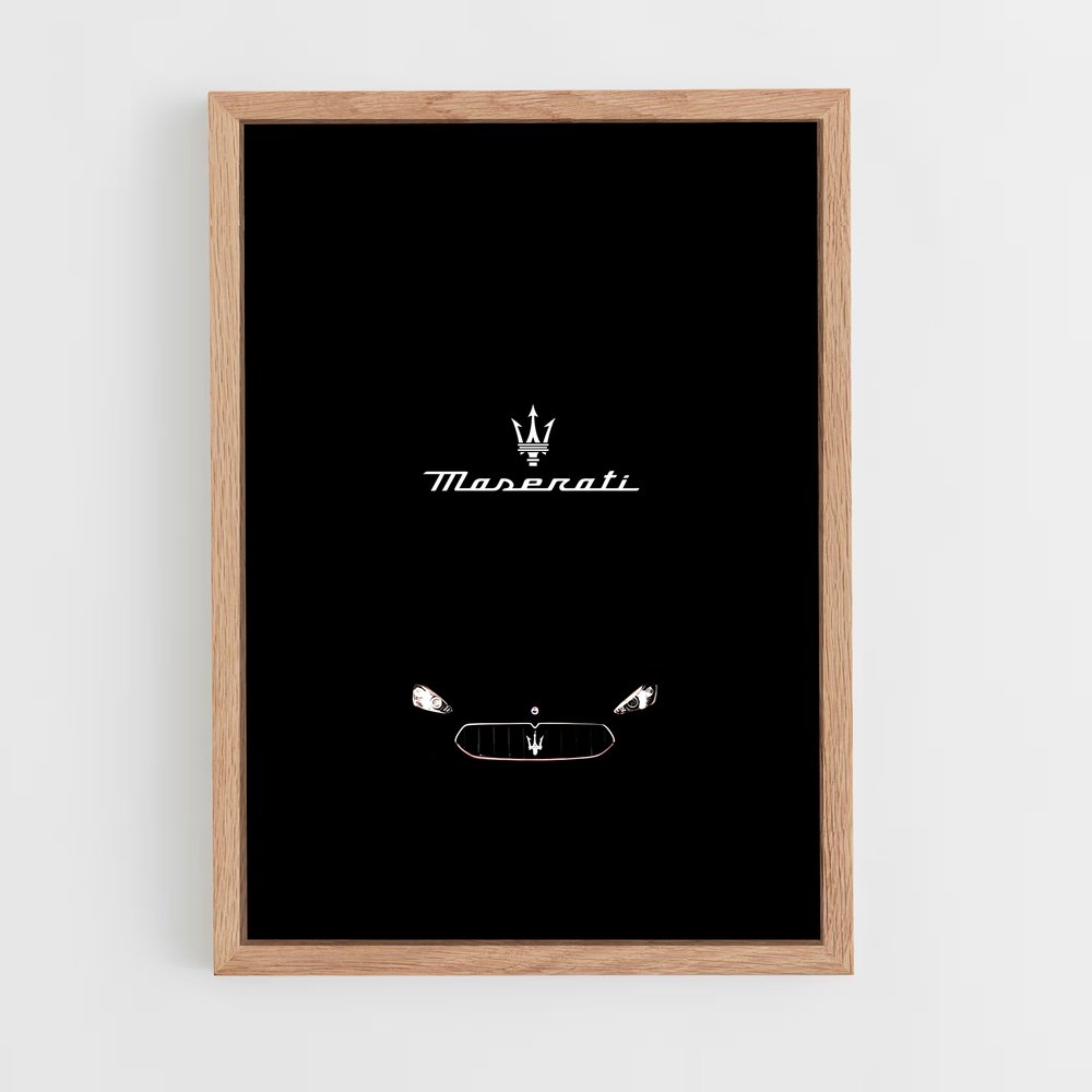 maserati-5 cadre Bois clair