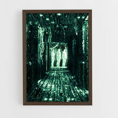 matrix-18 cadre Bois foncé