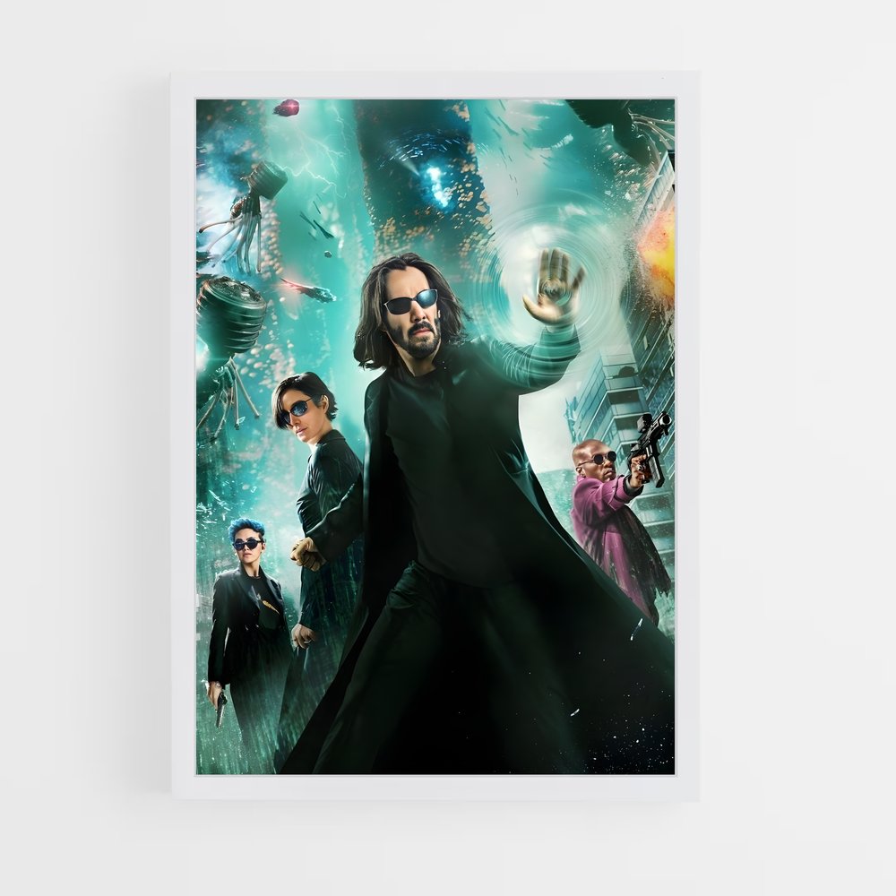 matrix-19 cadre Blanc