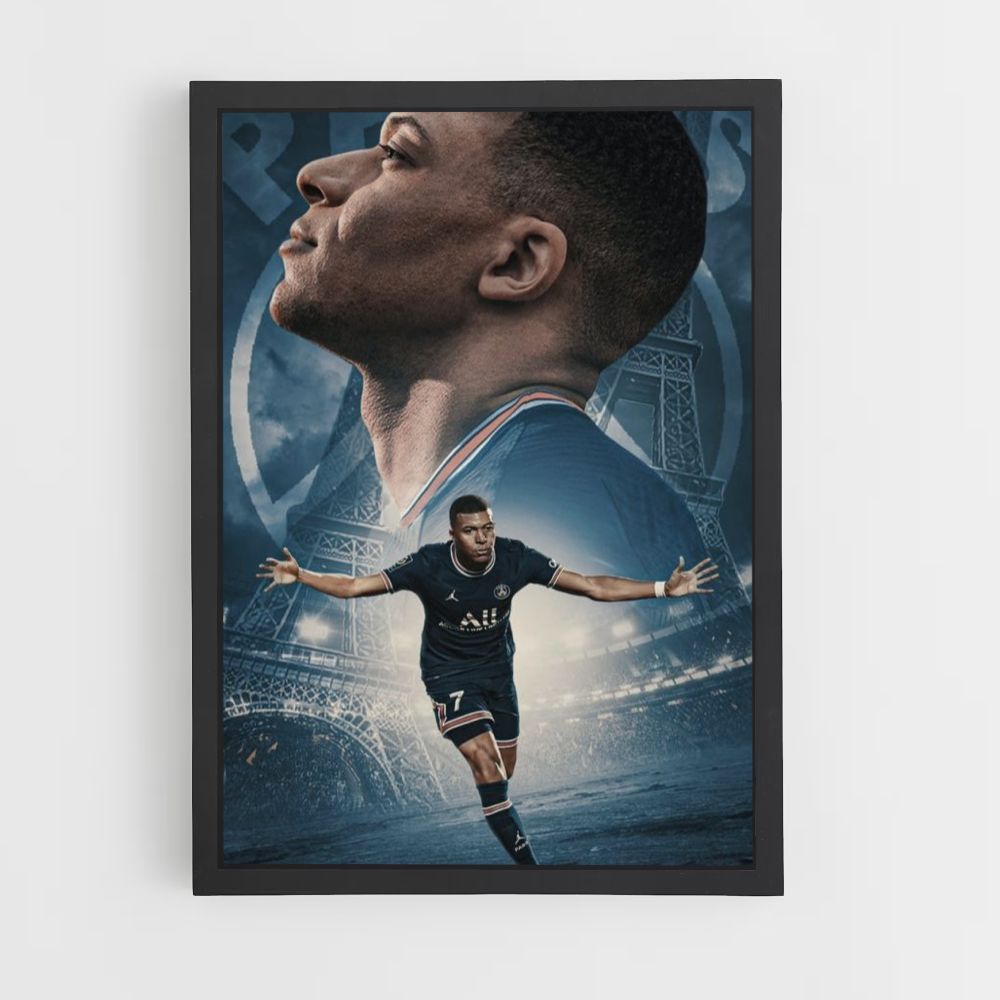 Poster Mbappe PSG