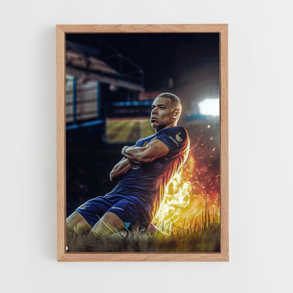 Poster Mbappe Fire