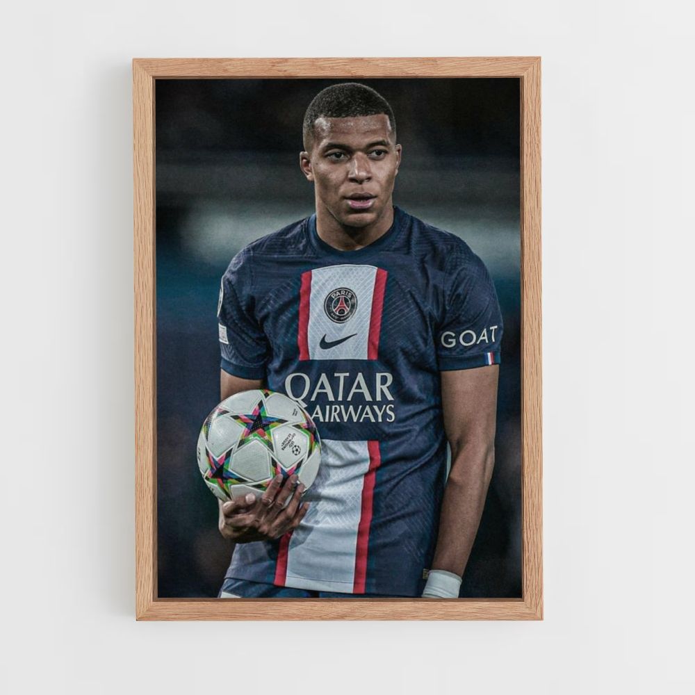 Mbappe Goat Poster