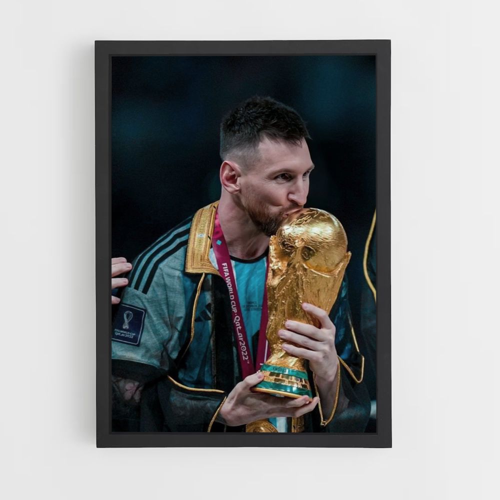 Poster Lionel Messi Golden Ball