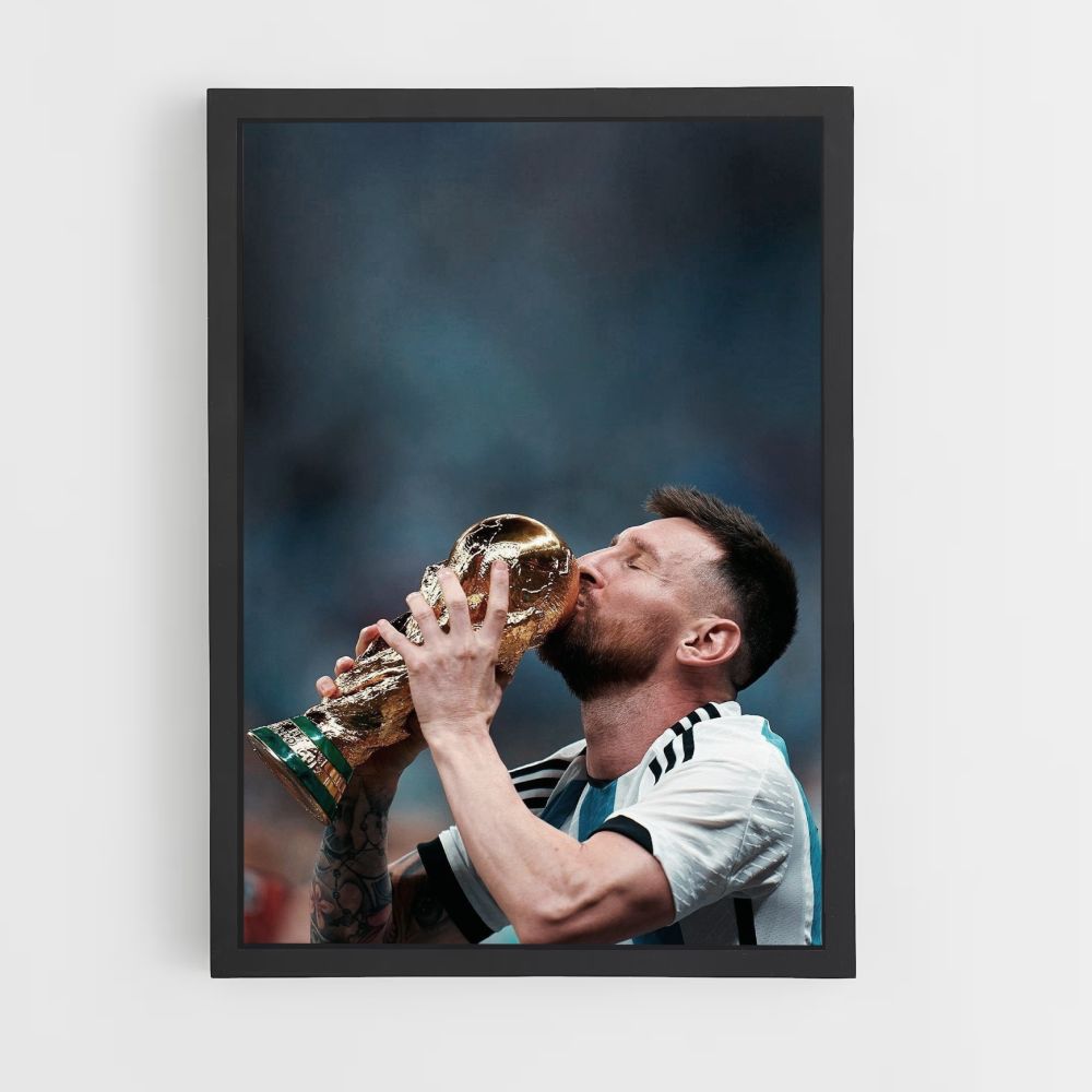 Poster Messi World Champion