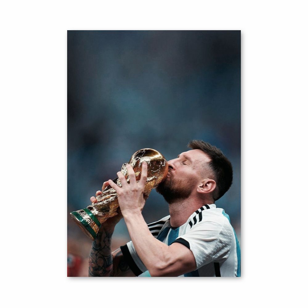 Poster Messi World Champion