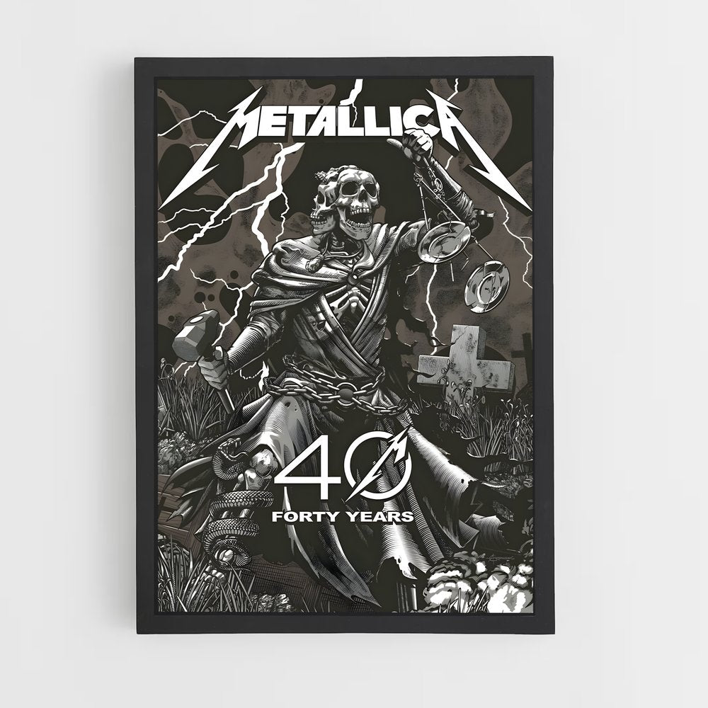 metallica-1 cadre Noir