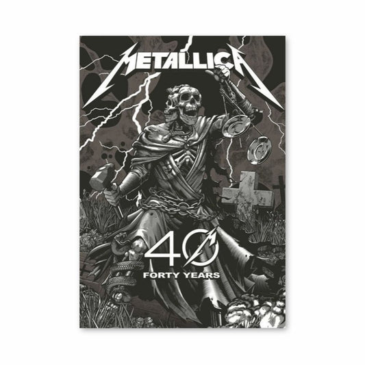 Poster Metallica 40 years