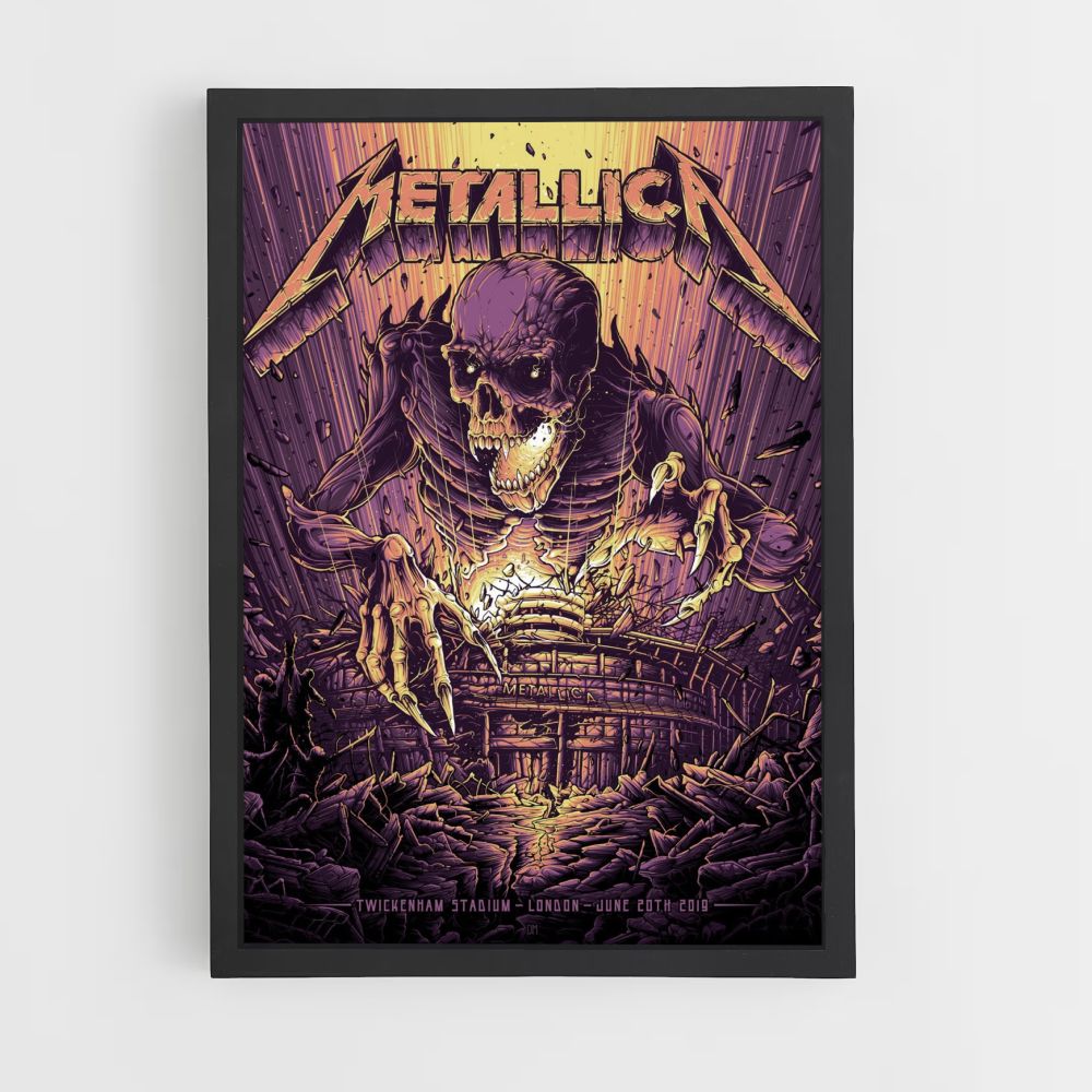 Poster Metallica Londres