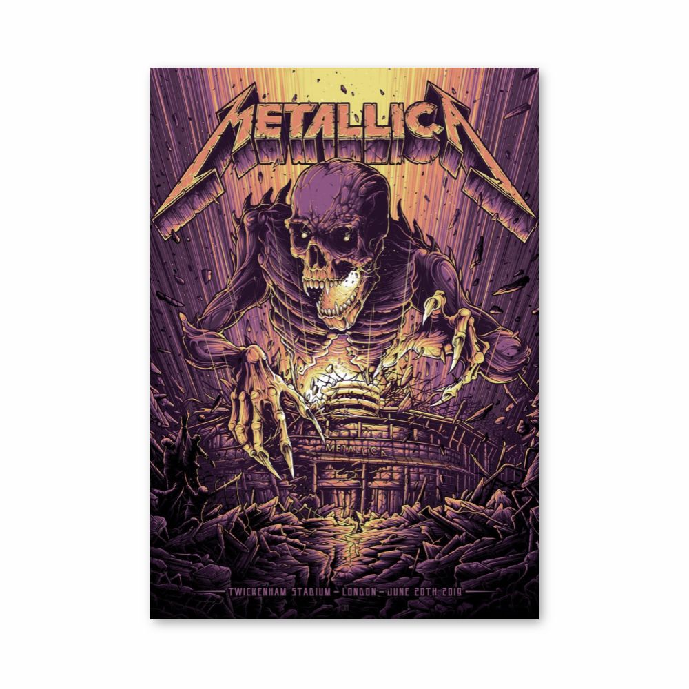 Poster Metallica Londres