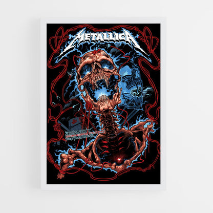 metallica-2 cadre Blanc