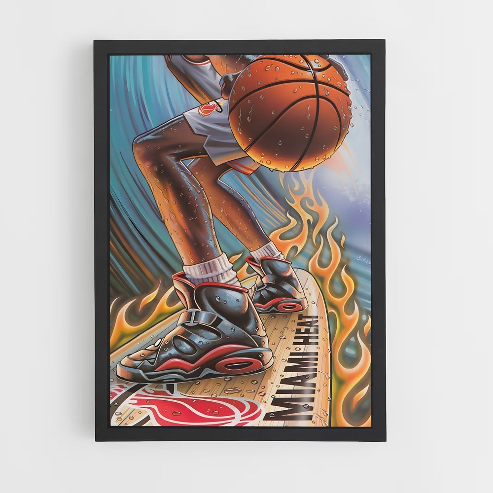 miami-heat-10 cadre Noir