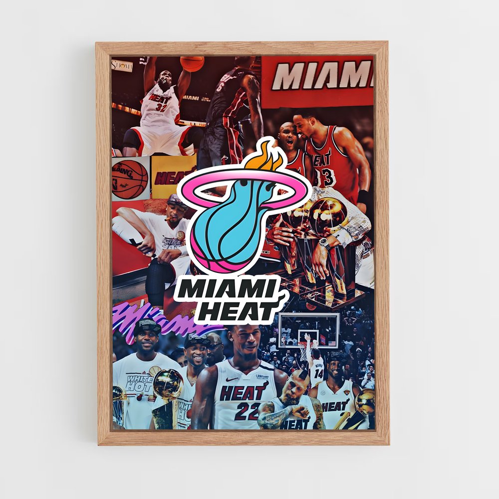 miami-heat-15 cadre Bois clair