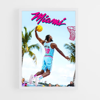 miami-heat-16 cadre Blanc