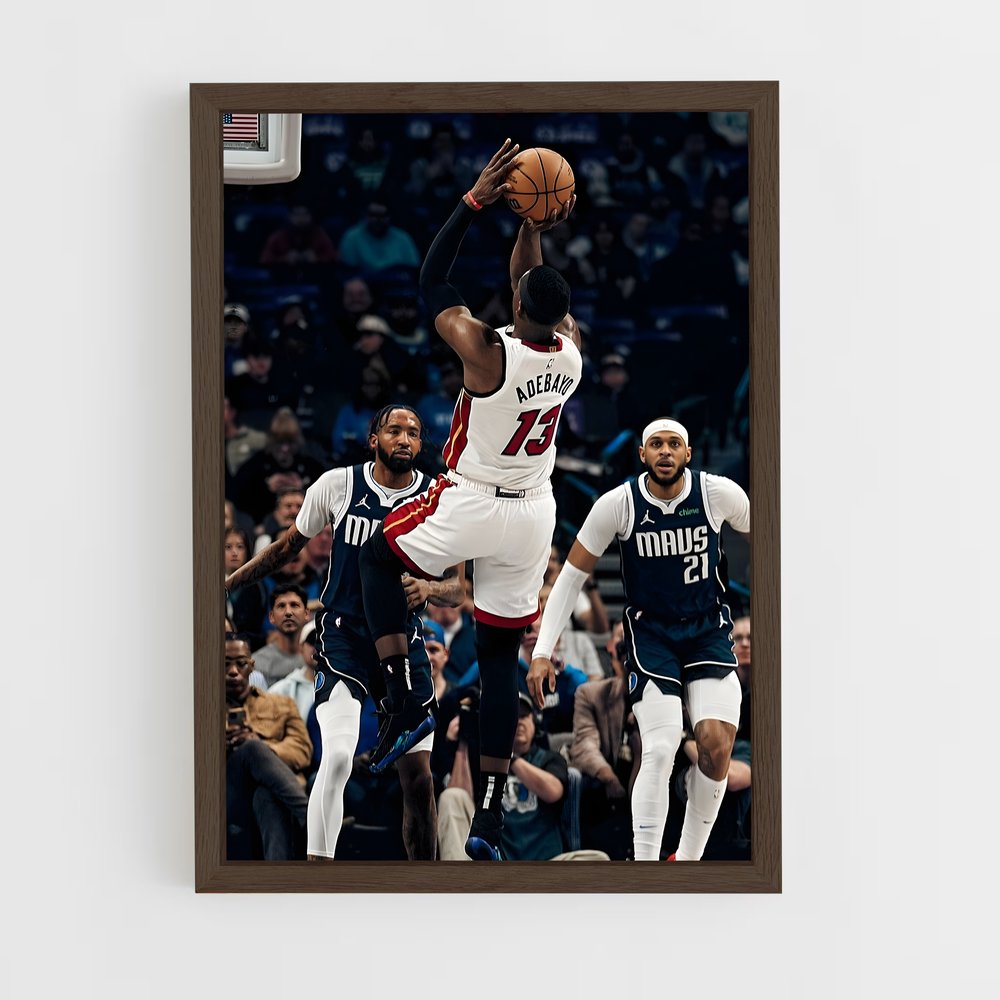 miami-heat-18 cadre Bois foncé